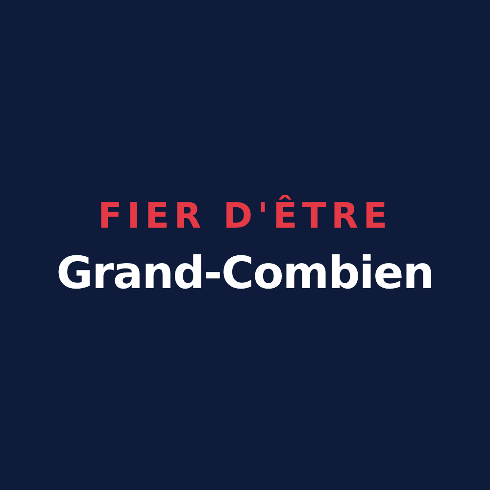 T-shirt « Fier d'être Grand-Combien » — design pour La Grand-Combe