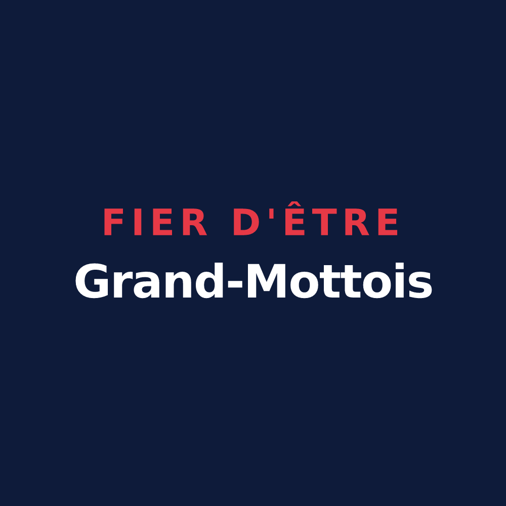 T-shirt « Fier d'être Grand-Mottois » — design pour La Grande-Motte