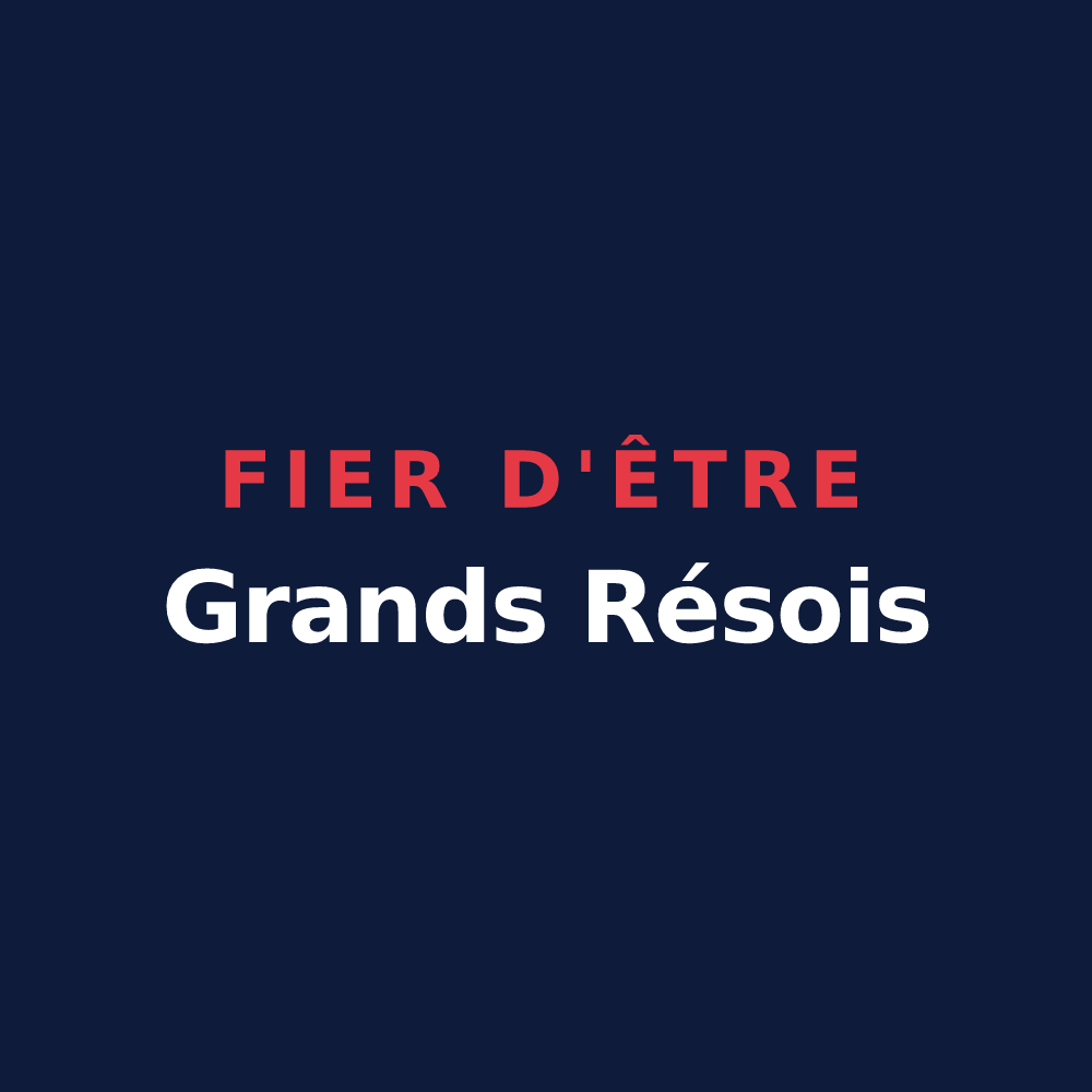 T-shirt « Fier d'être Grands Résois » — design pour La Grande-Résie