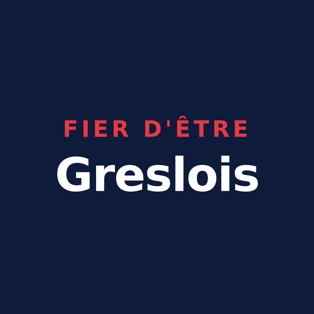 T-shirt « Fier d'être Greslois » — design pour La Gresle