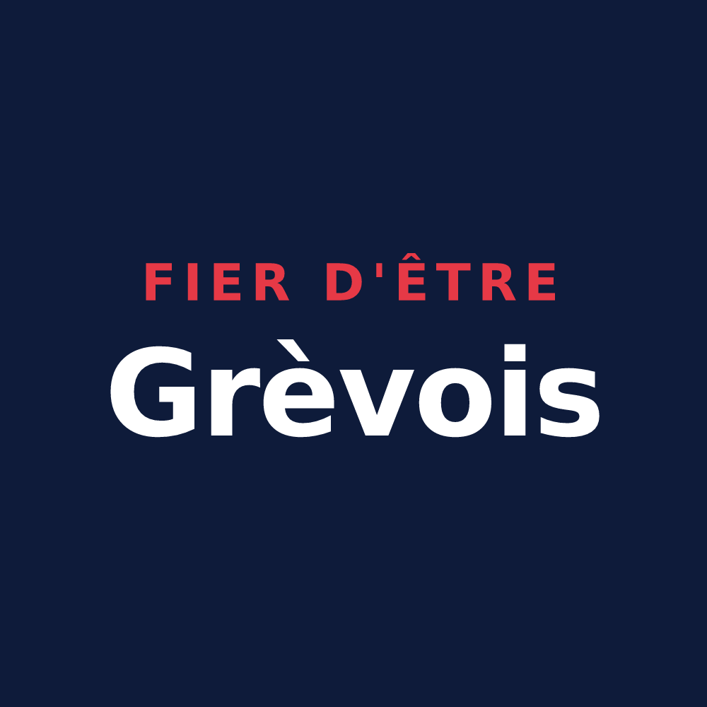 T-shirt « Fier d'être Grèvois » — design pour La Grève-sur-Mignon