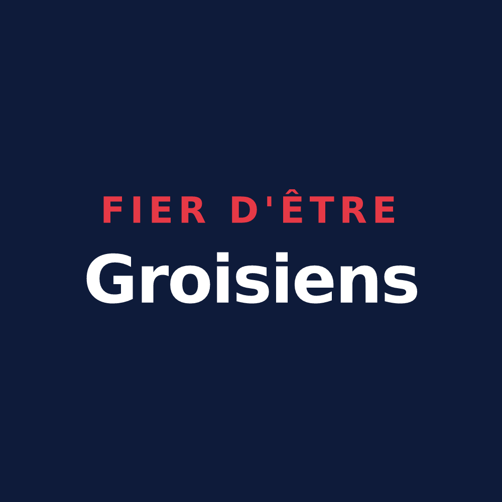 T-shirt « Fier d'être Groisiens » — design pour La Groise