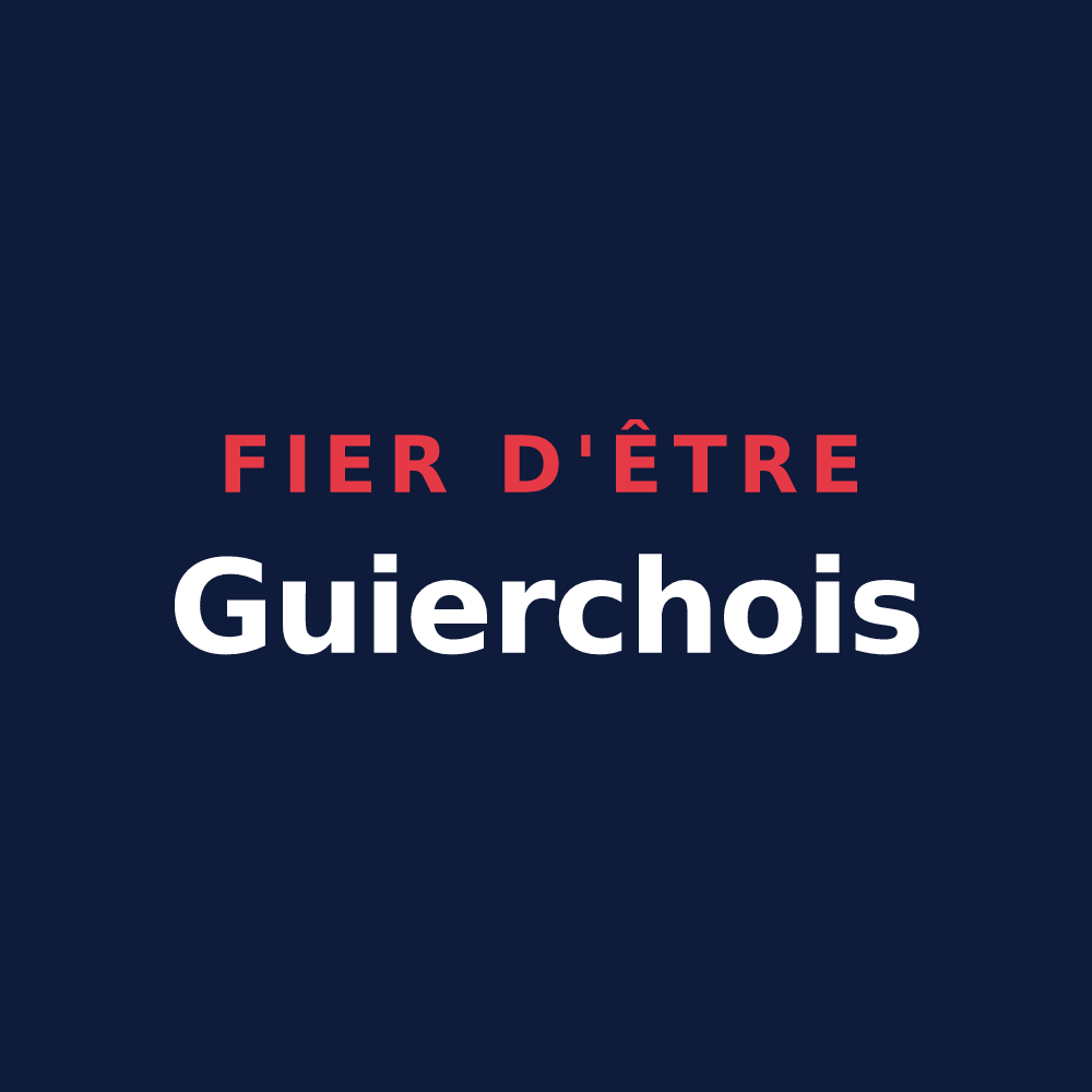 T-shirt « Fier d'être Guierchois » — design pour La Guierche