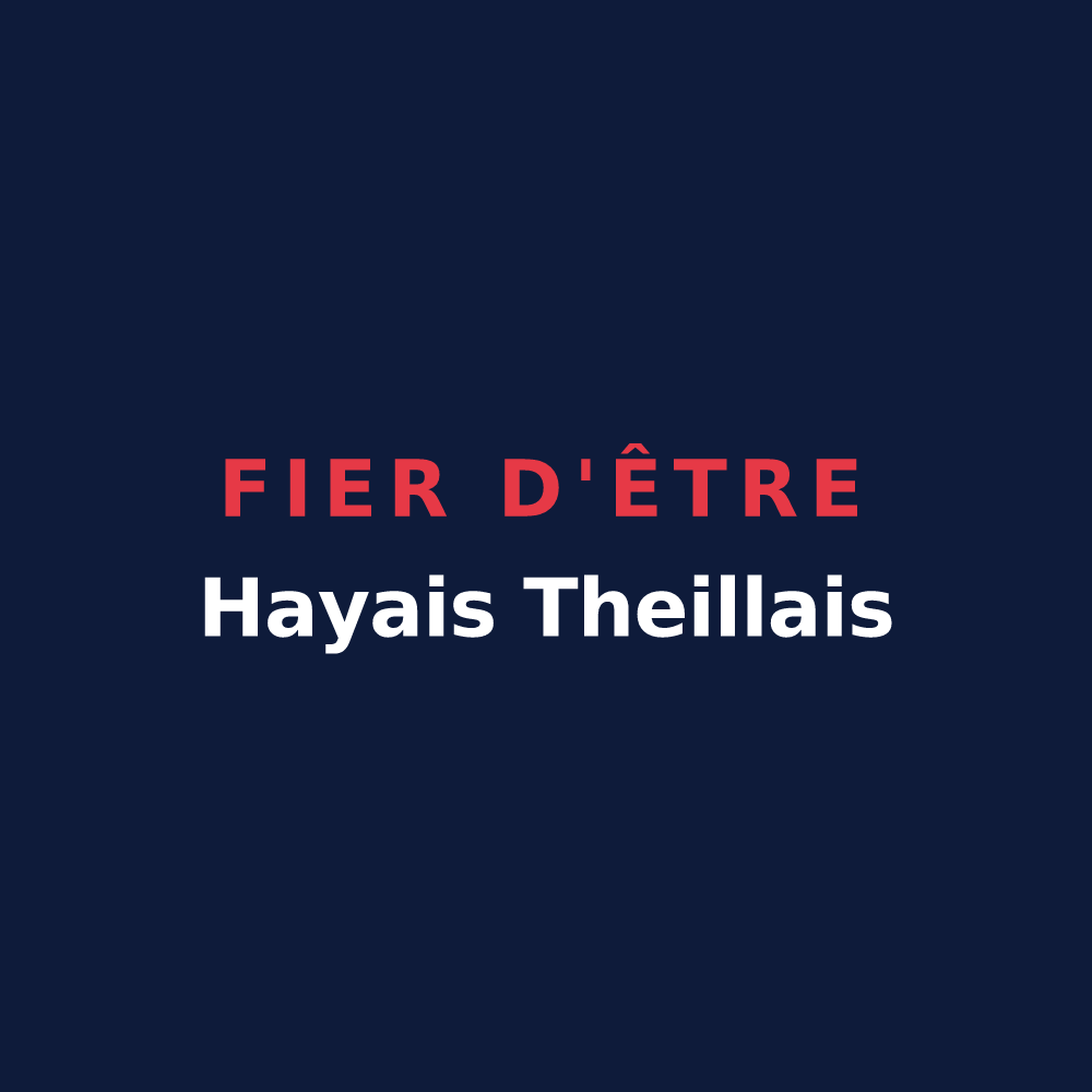T-shirt « Fier d'être Hayais Theillais » — design pour La Haye-du-Theil