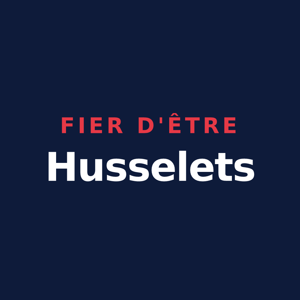 T-shirt « Fier d'être Husselets » — design pour La Houssière