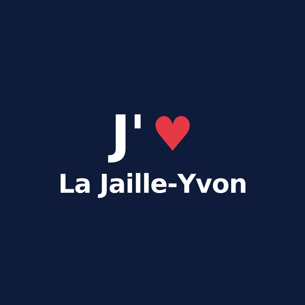 T-shirt personnalisé La Jaille-Yvon — design J'aime La Jaille-Yvon