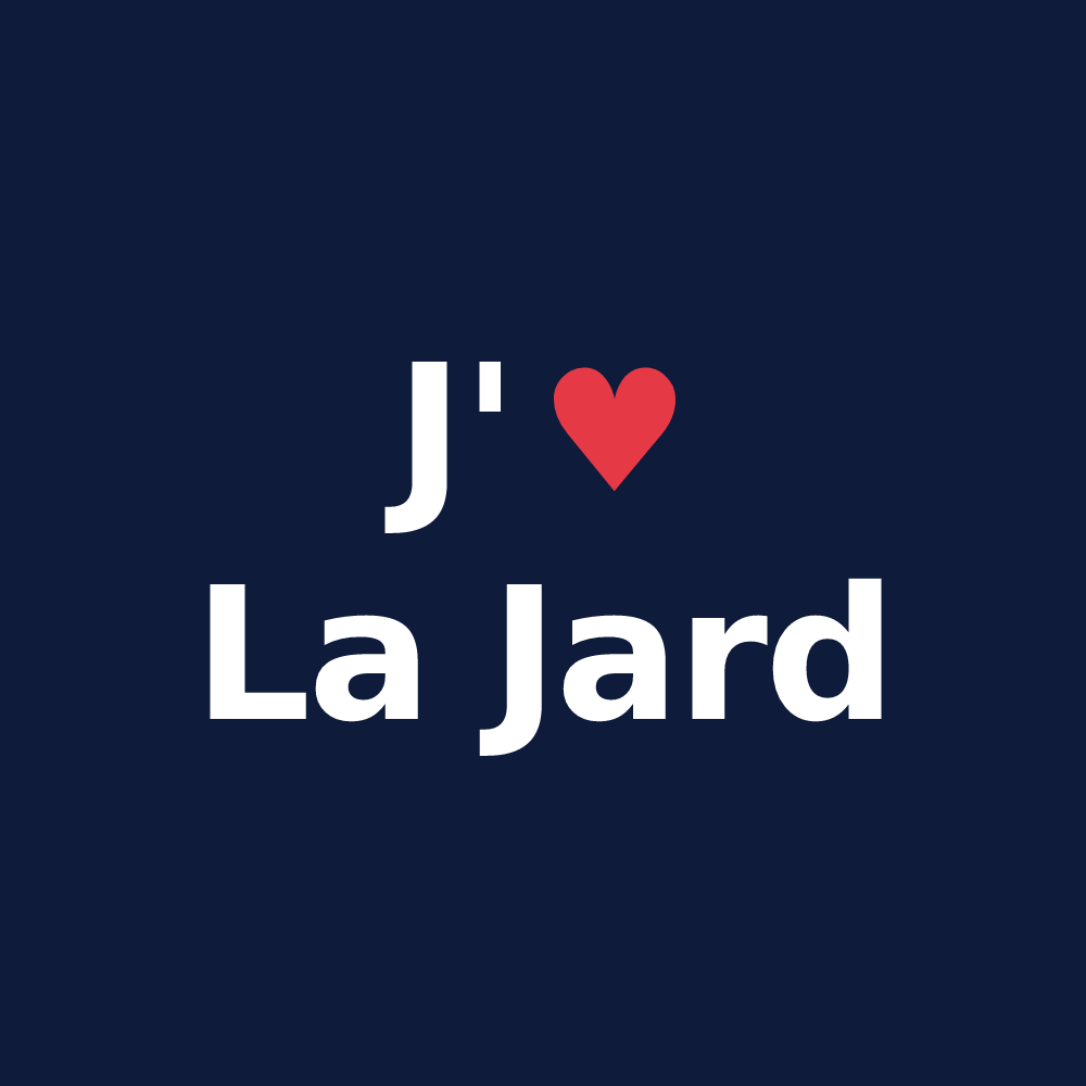 T-shirt personnalisé La Jard — design J'aime La Jard