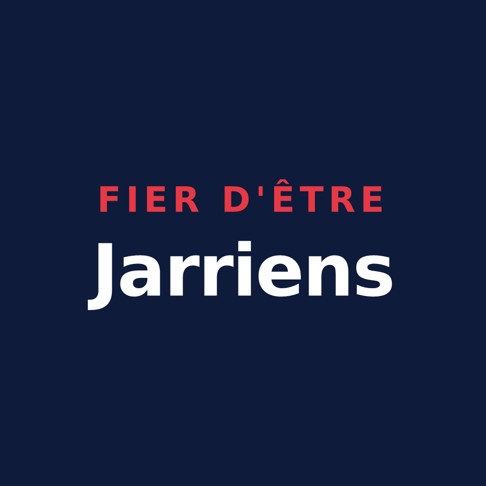 T-shirt « Fier d'être Jarriens » — design pour La Jarrie-Audouin