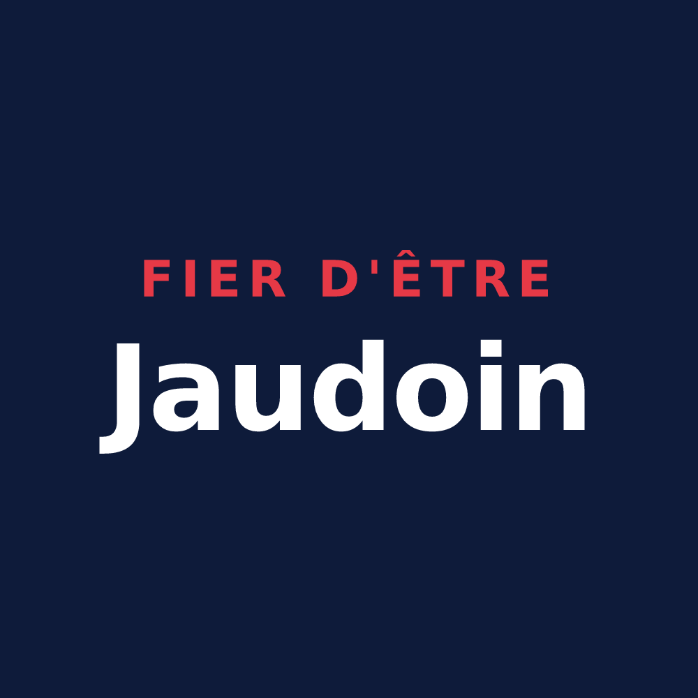 T-shirt « Fier d'être Jaudoin » — design pour La Jaudonnière