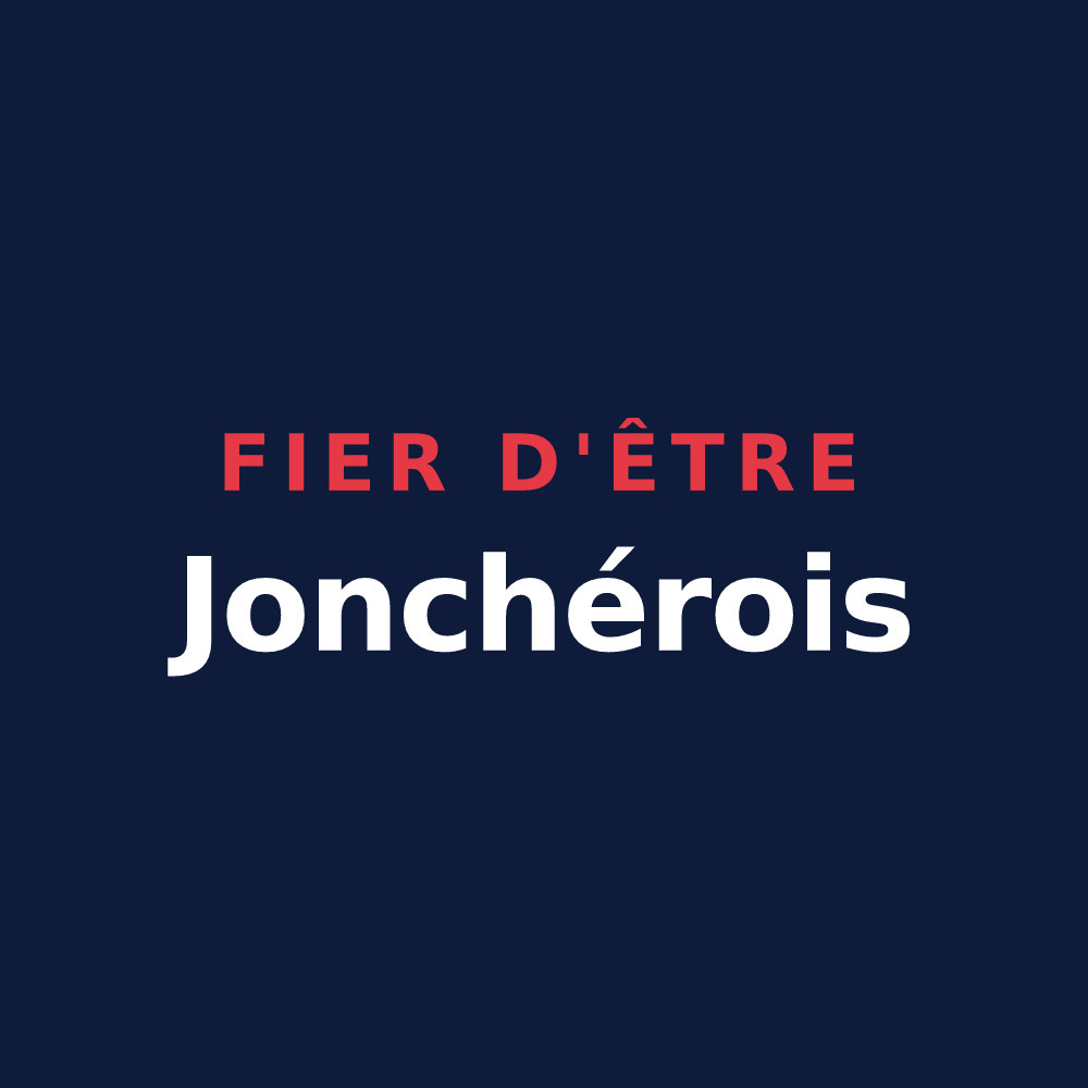 T-shirt « Fier d'être Jonchérois » — design pour La Jonchère-Saint-Maurice