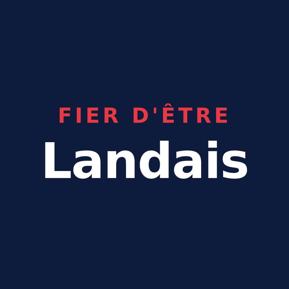 T-shirt « Fier d'être Landais » — design pour La Lande-Patry