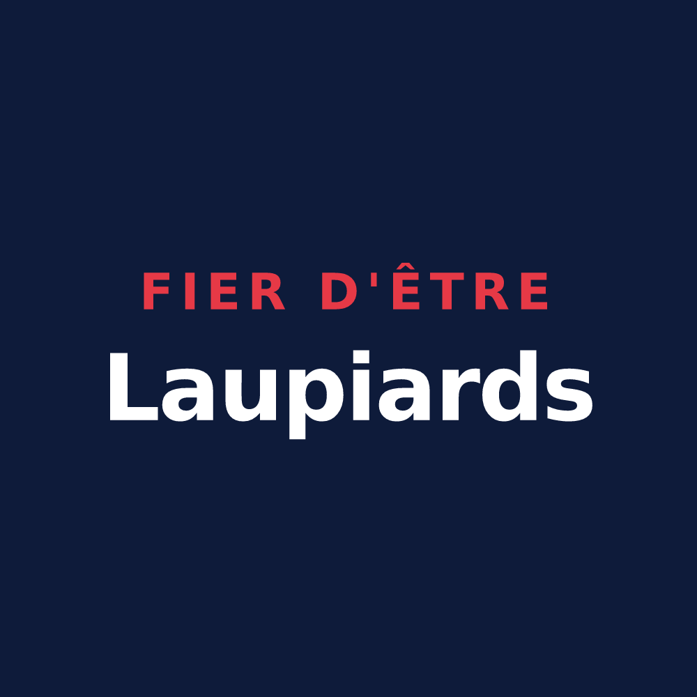 T-shirt « Fier d'être Laupiards » — design pour La Laupie