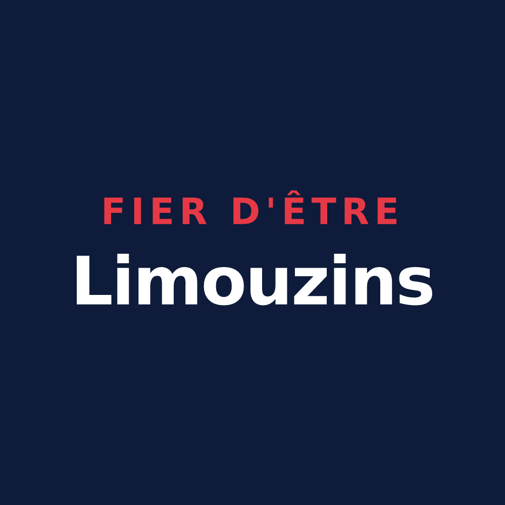 T-shirt « Fier d'être Limouzins » — design pour La Limouzinière
