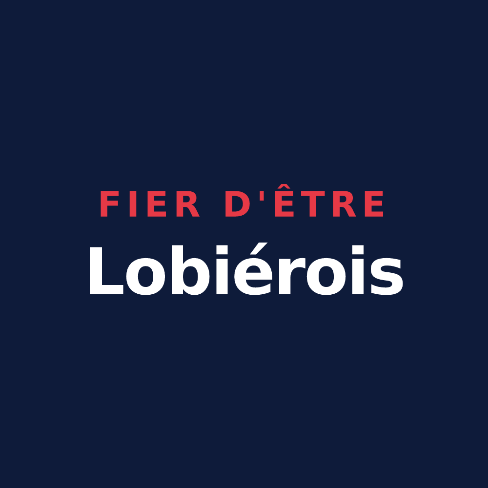 T-shirt « Fier d'être Lobiérois » — design pour La Loubière