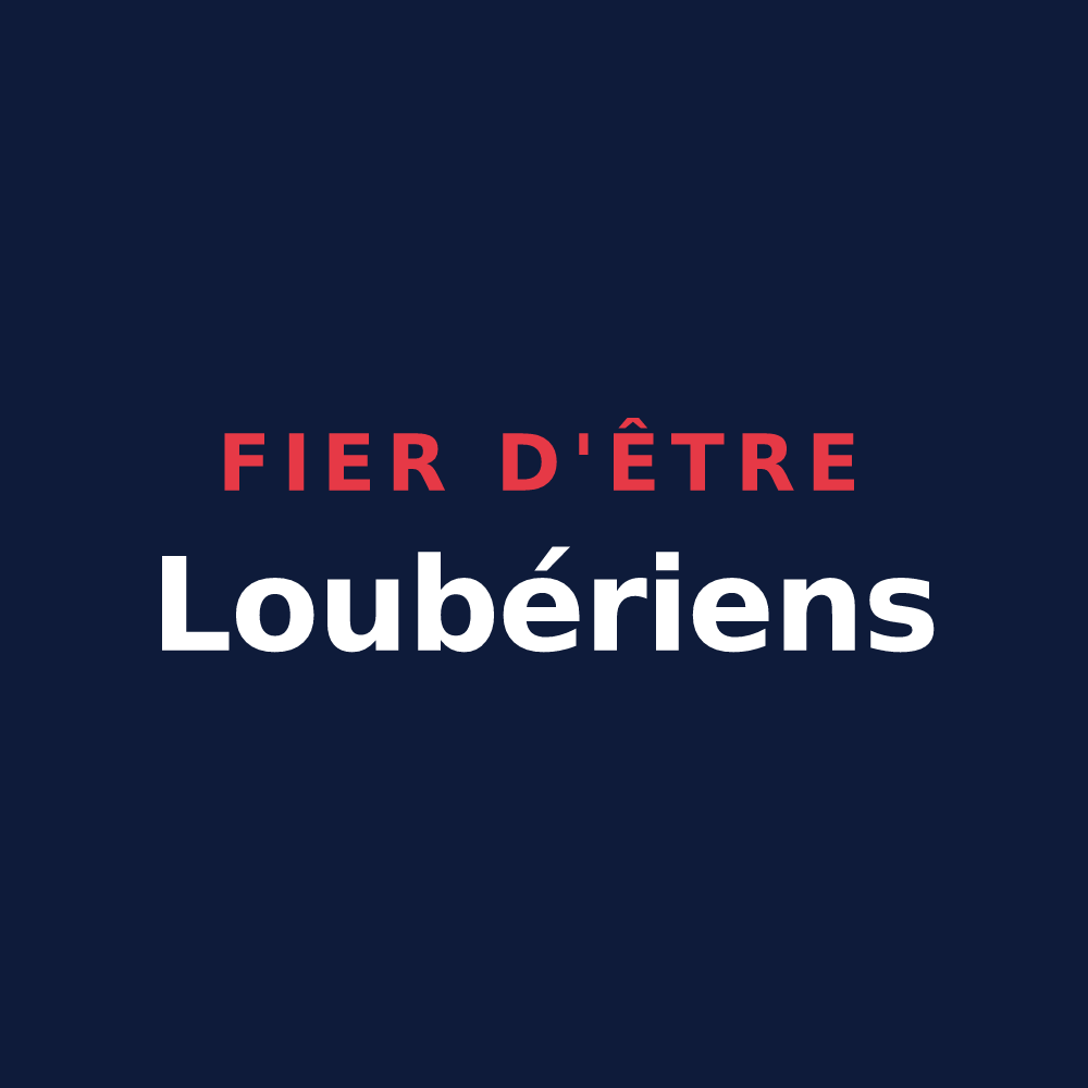 T-shirt « Fier d'être Loubériens » — design pour La Louvière-Lauragais
