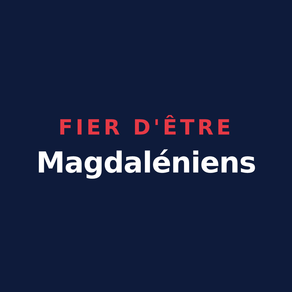T-shirt « Fier d'être Magdaléniens » — design pour La Madeleine-sur-Loing