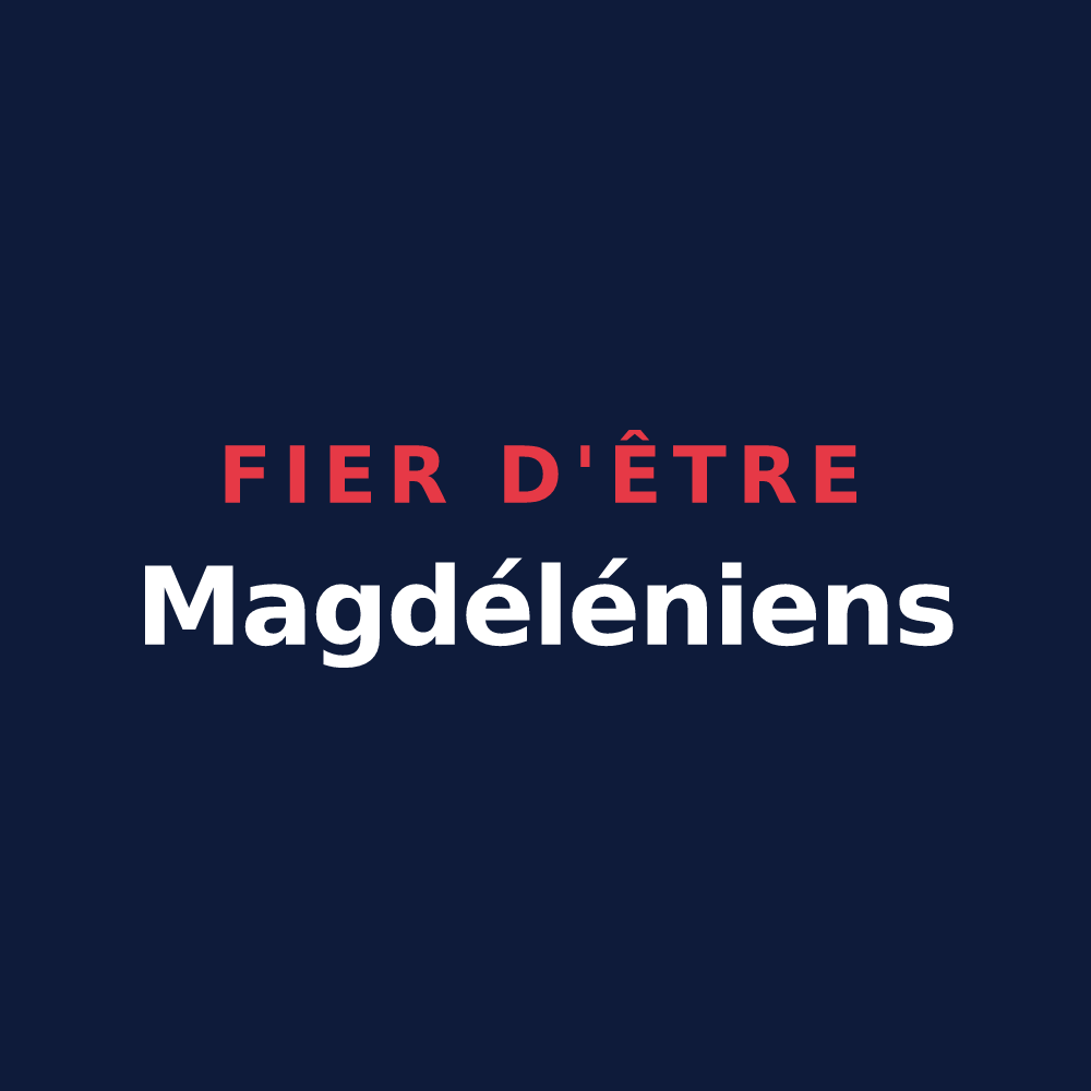 T-shirt « Fier d'être Magdéléniens » — design pour La Magdeleine