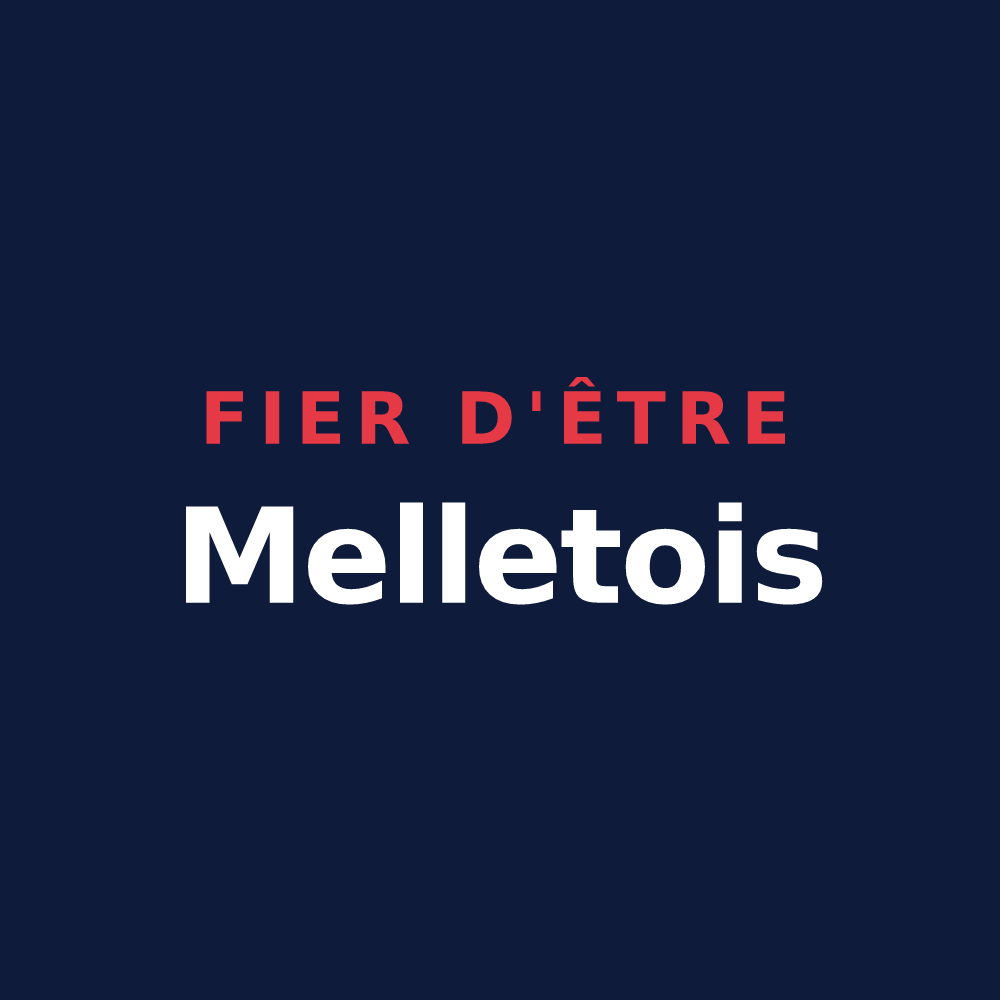 T-shirt « Fier d'être Melletois » — design pour La Meilleraie-Tillay