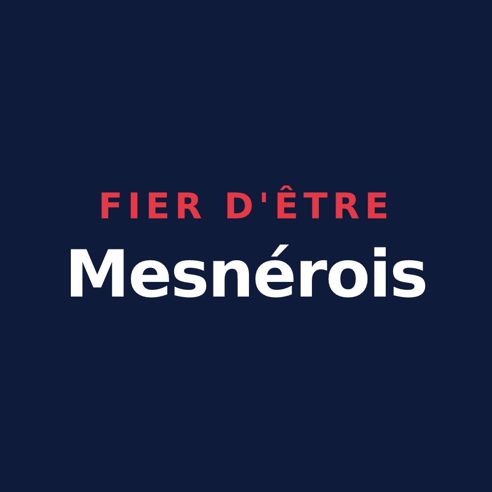 T-shirt « Fier d'être Mesnérois » — design pour La Mesnière
