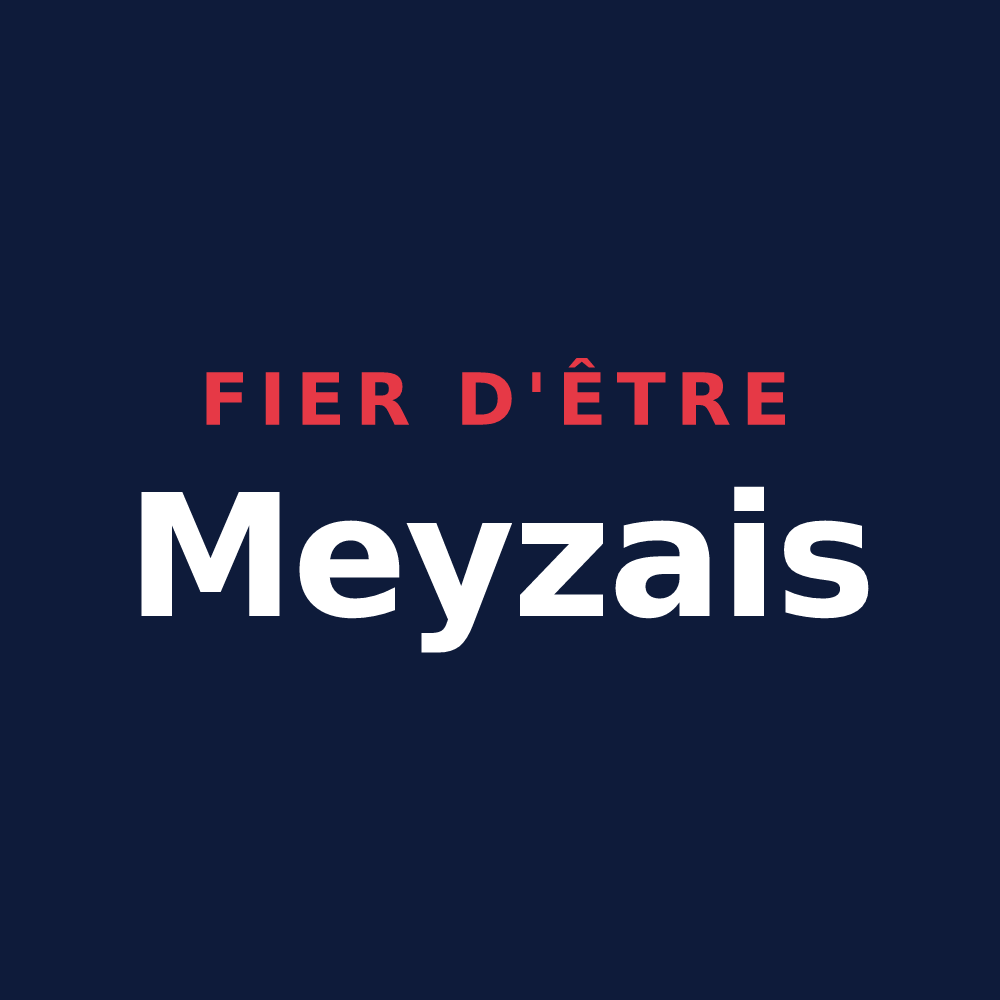 T-shirt « Fier d'être Meyzais » — design pour La Meyze