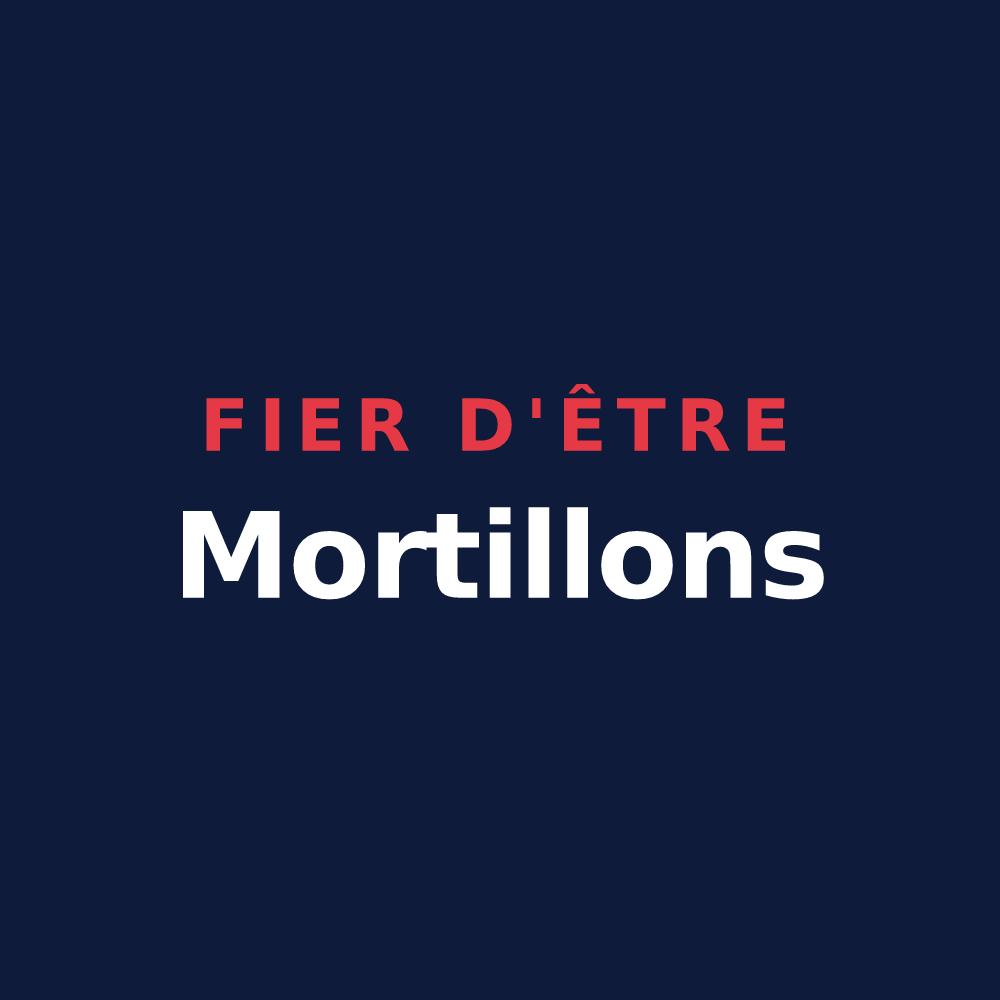 T-shirt « Fier d'être Mortillons » — design pour La Morte