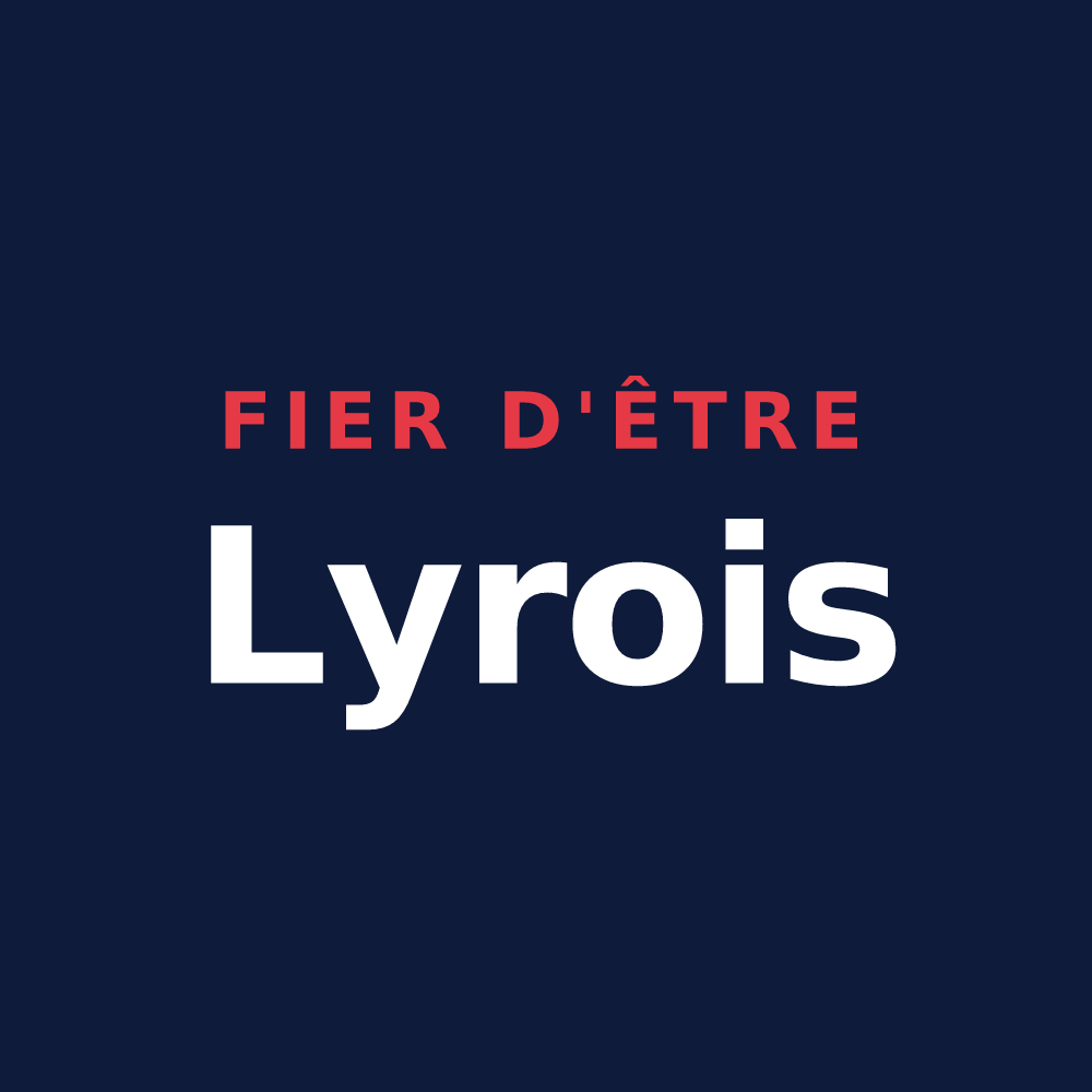 T-shirt « Fier d'être Lyrois » — design pour La Neuve-Lyre