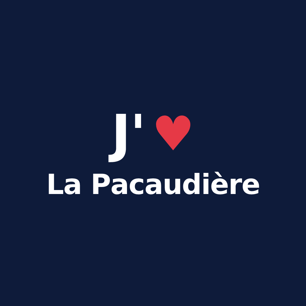 T-shirt personnalisé La Pacaudière — design J'aime La Pacaudière
