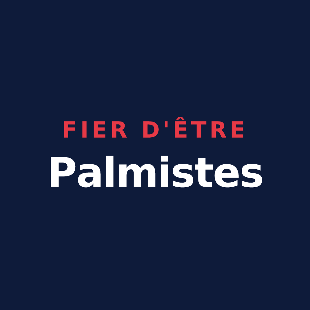 T-shirt « Fier d'être Palmistes » — design pour La Palme