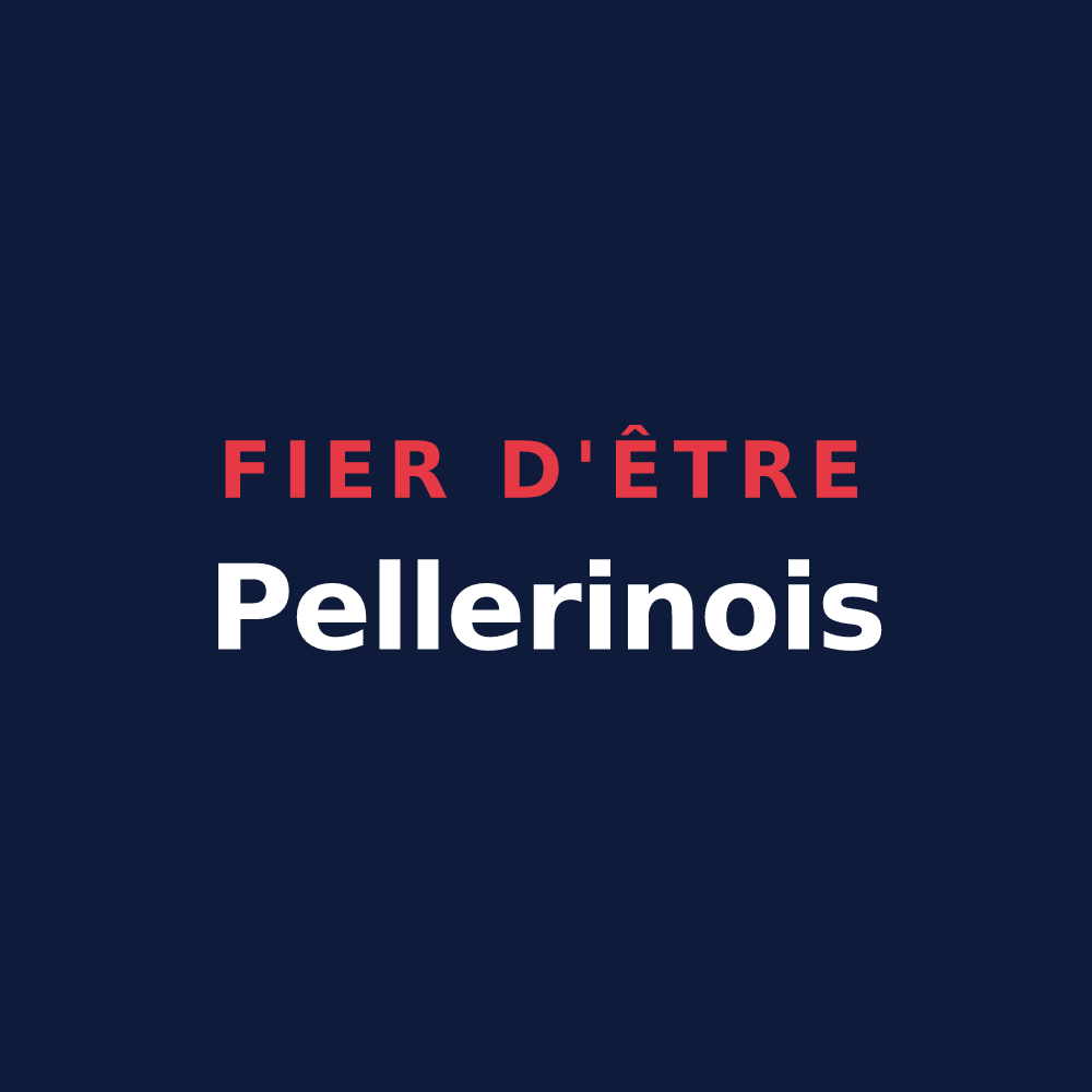 T-shirt « Fier d'être Pellerinois » — design pour La Pellerine