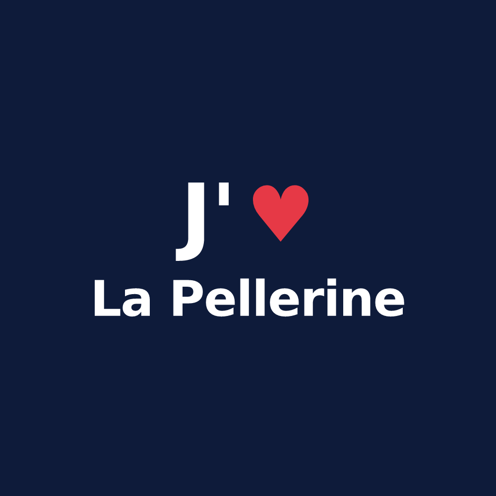 T-shirt personnalisé La Pellerine — design J'aime La Pellerine
