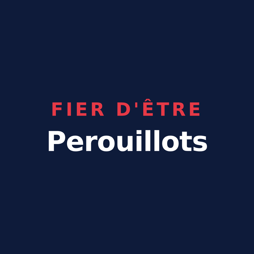 T-shirt « Fier d'être Perouillots » — design pour La Pérouille