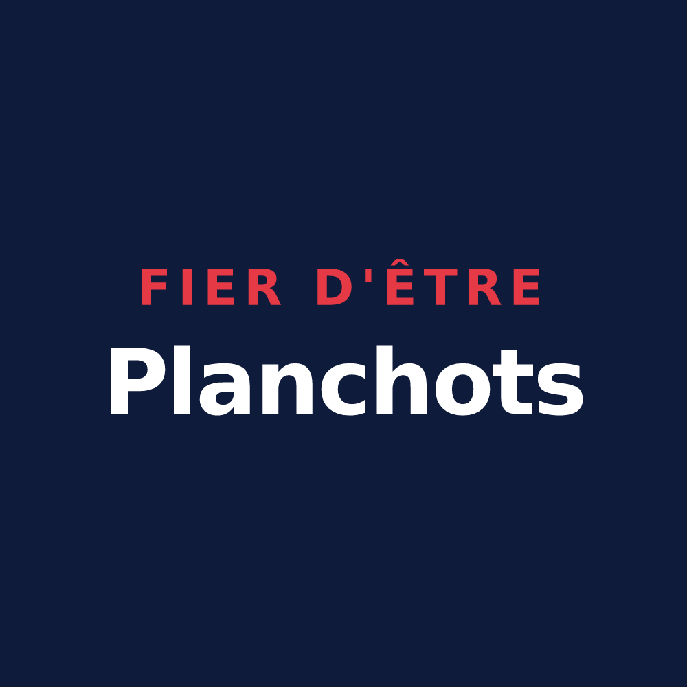 T-shirt « Fier d'être Planchots » — design pour La Planche