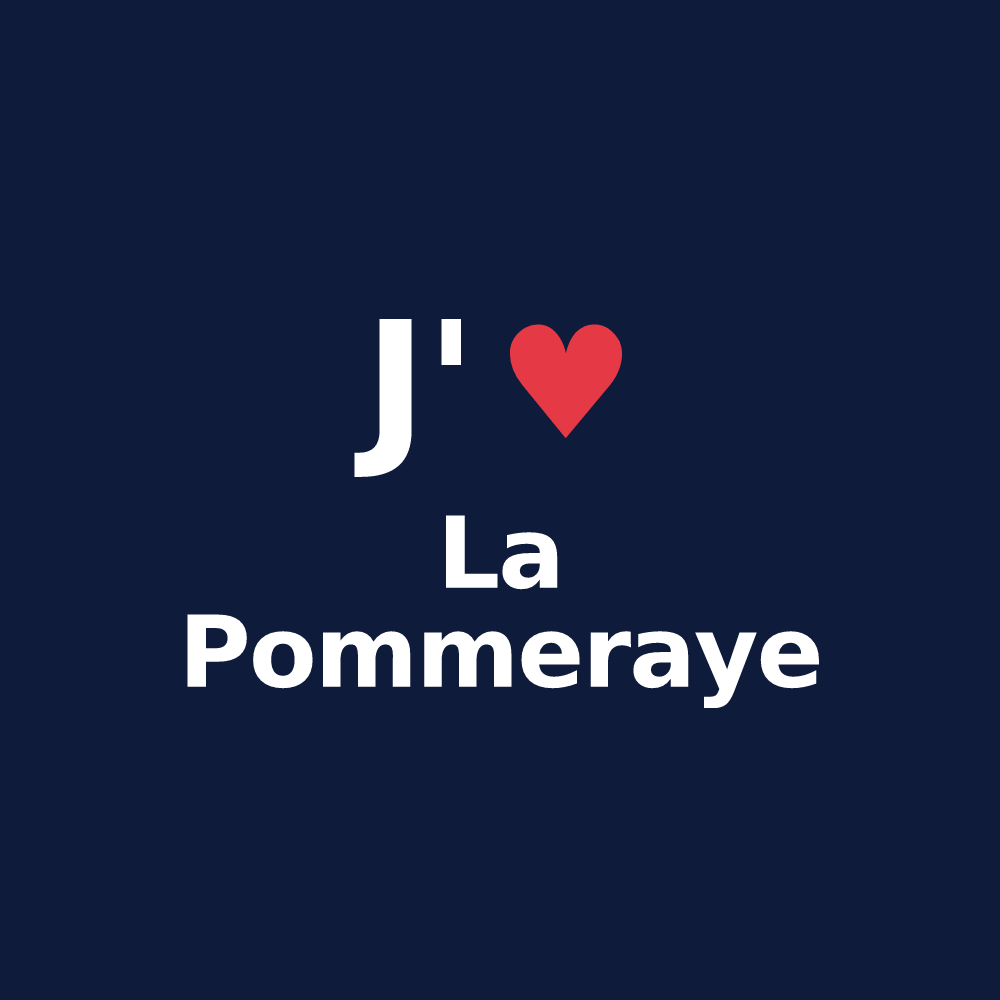 T-shirt personnalisé La Pommeraye — design J'aime La Pommeraye