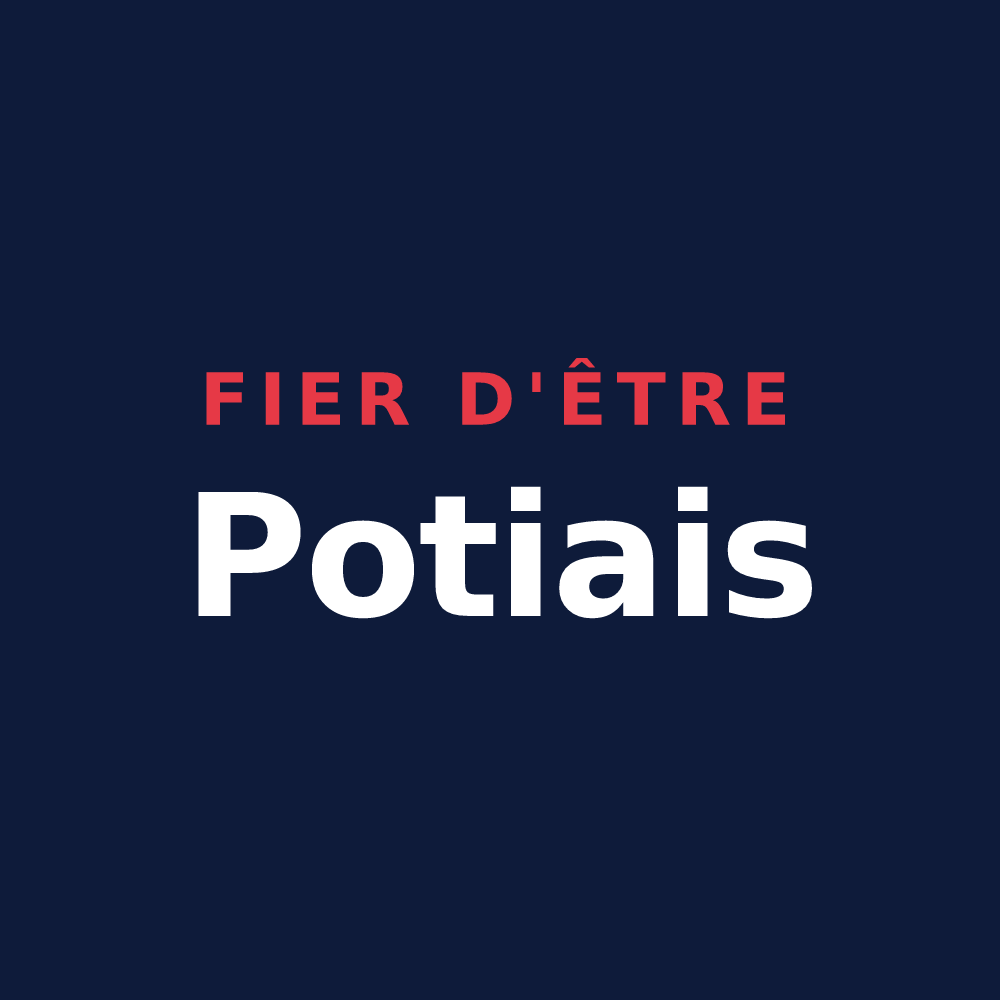 T-shirt « Fier d'être Potiais » — design pour La Poterie-Cap-d'Antifer