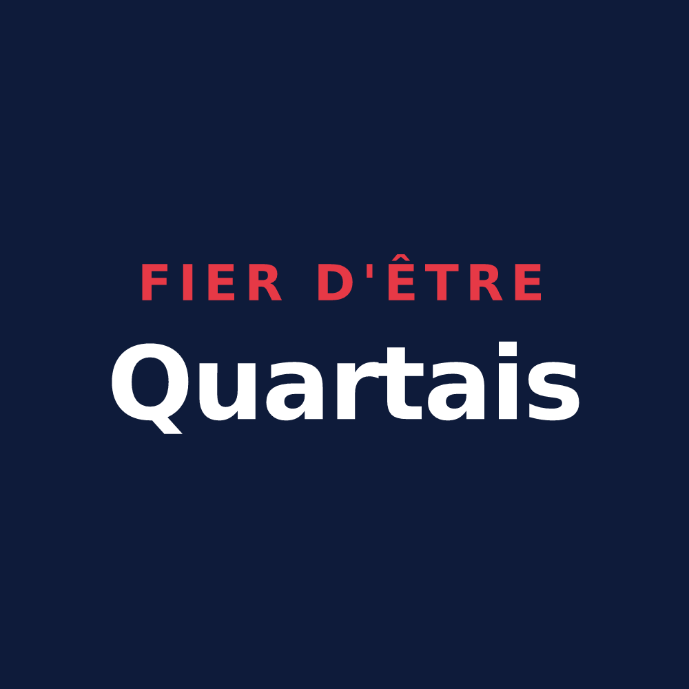 T-shirt « Fier d'être Quartais » — design pour La Quarte