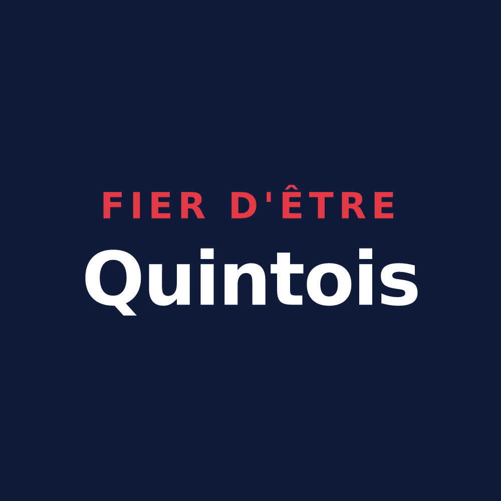 T-shirt « Fier d'être Quintois » — design pour La Quinte