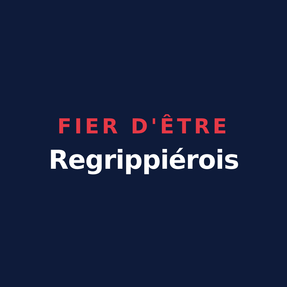 T-shirt « Fier d'être Regrippiérois » — design pour La Regrippière