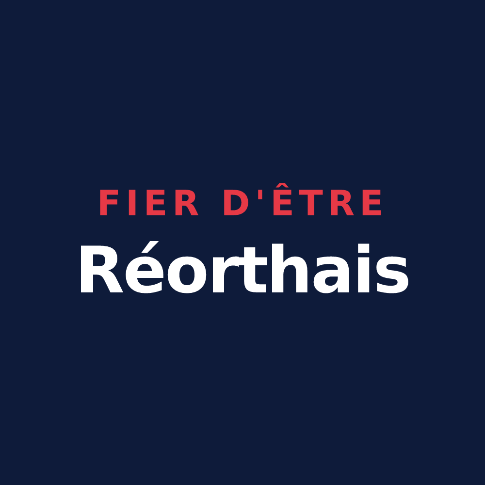 T-shirt « Fier d'être Réorthais » — design pour La Réorthe