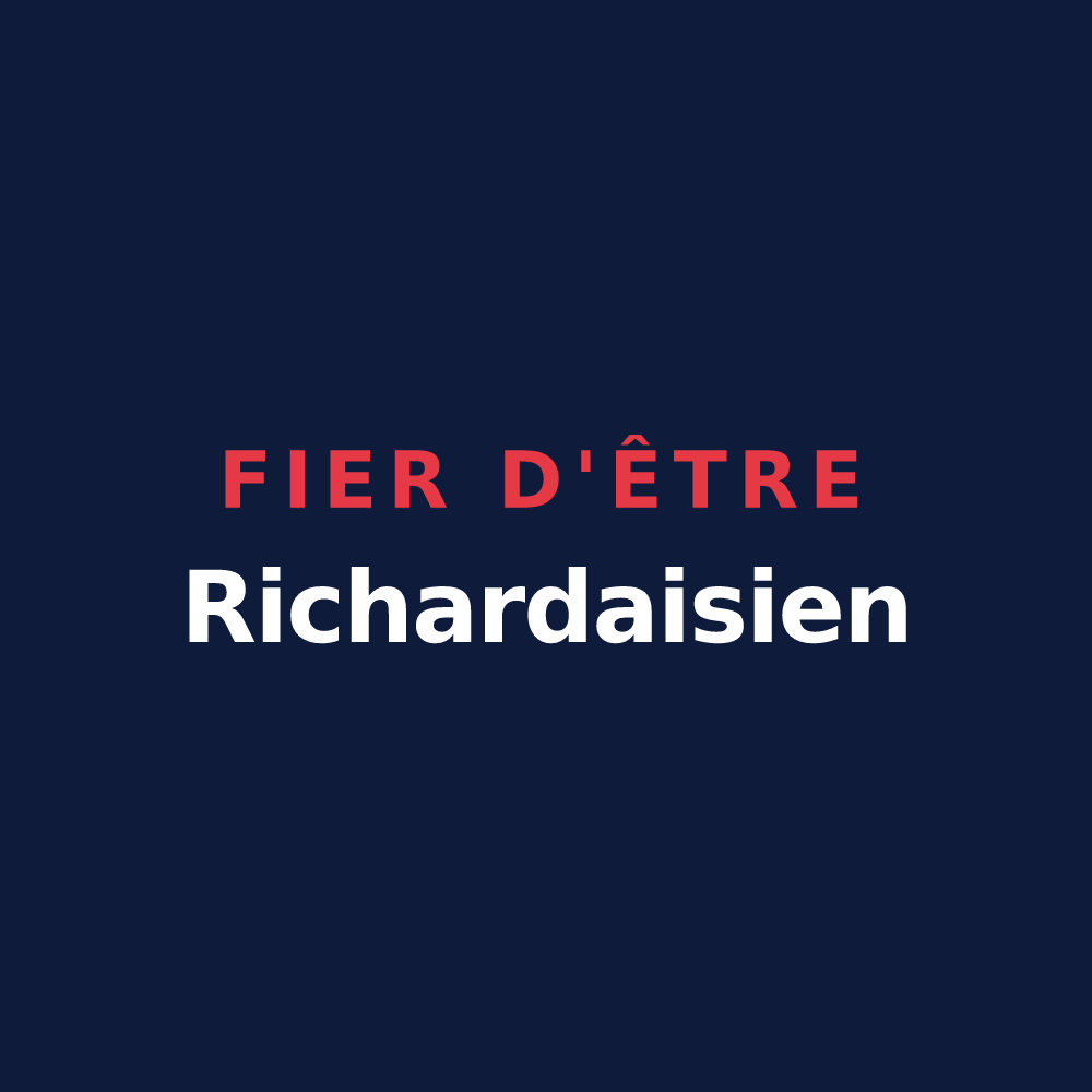 T-shirt « Fier d'être Richardaisien » — design pour La Richardais