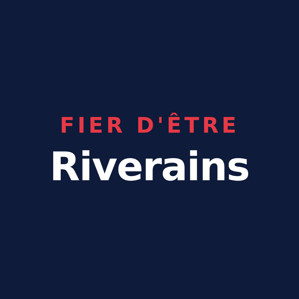 T-shirt « Fier d'être Riverains » — design pour La Rivière