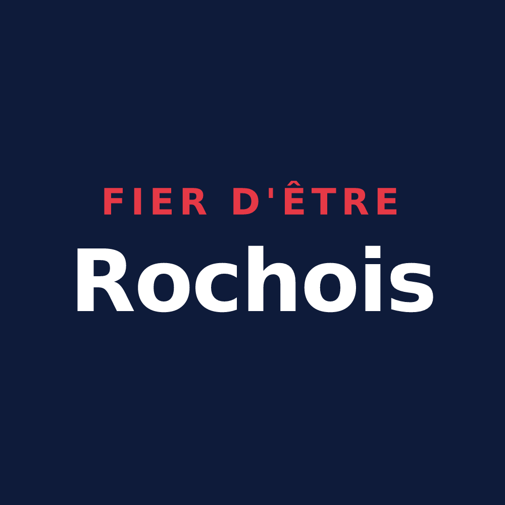 T-shirt « Fier d'être Rochois » — design pour La Roche-sur-Grane