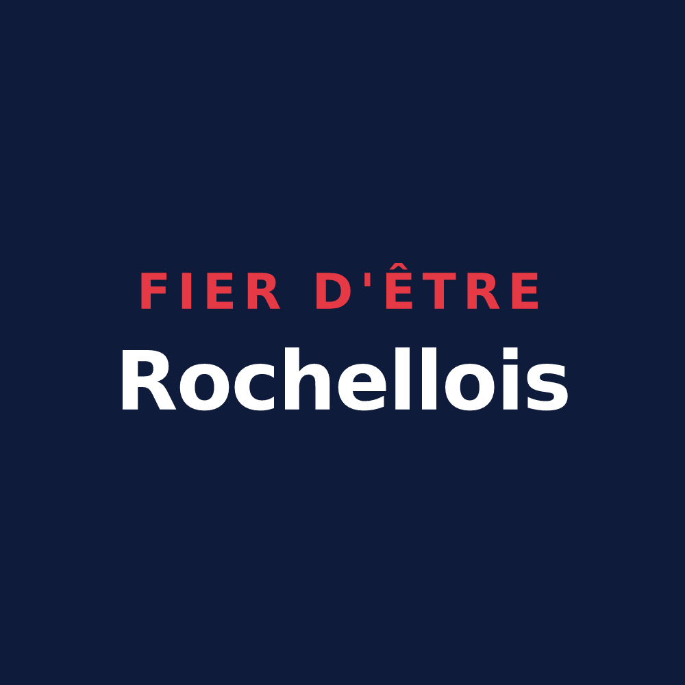 T-shirt « Fier d'être Rochellois » — design pour La Rochelle