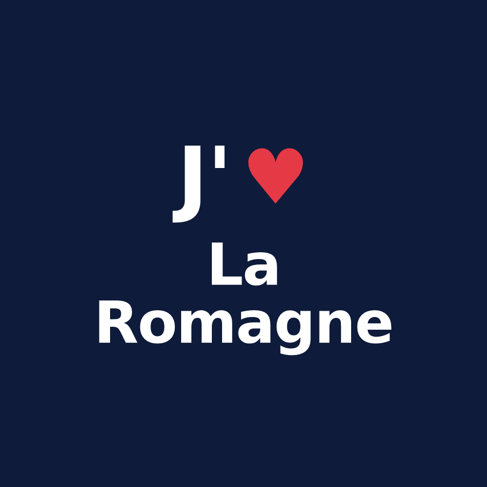T-shirt personnalisé La Romagne — design J'aime La Romagne