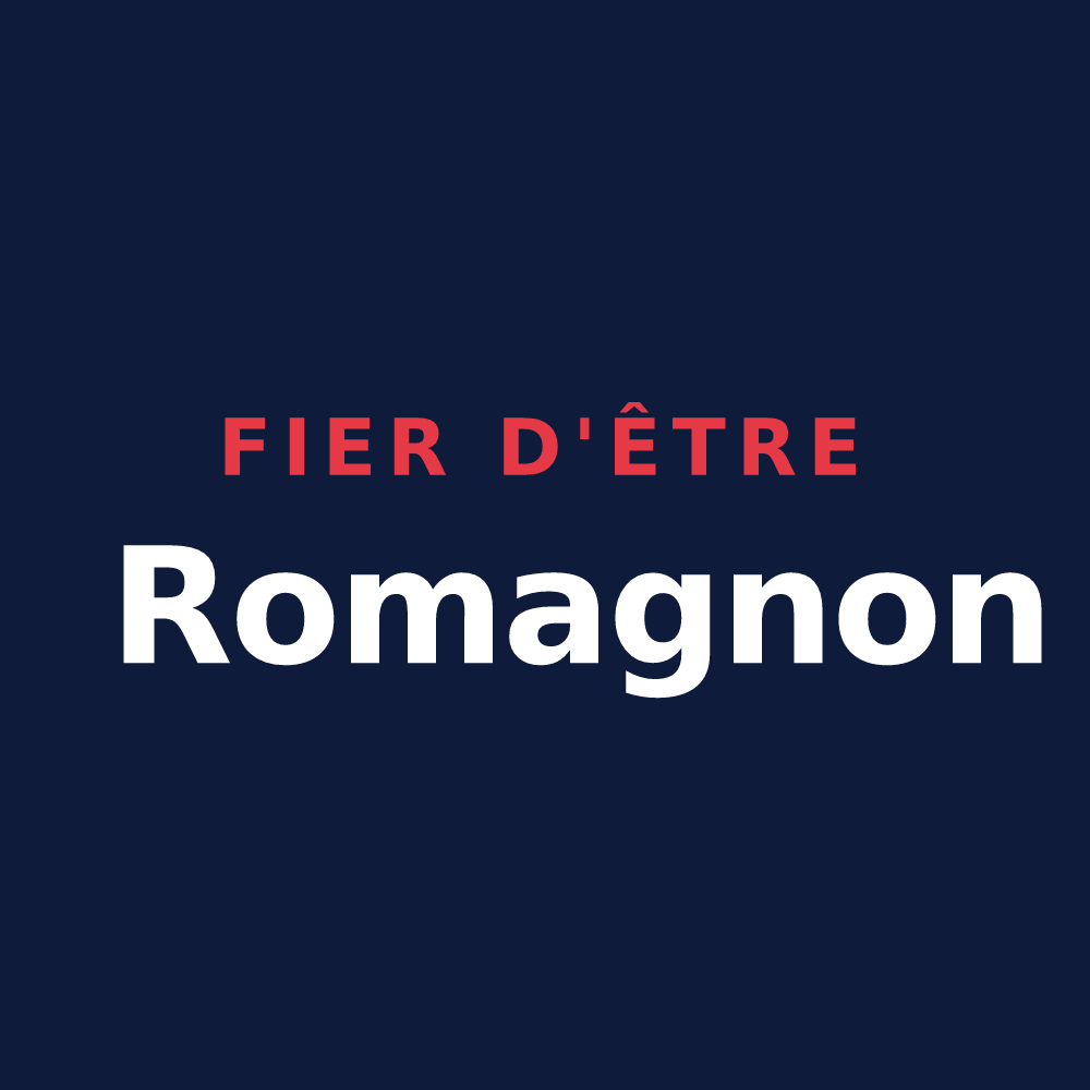 T-shirt « Fier d'être Romagnon » — design pour La Romagne
