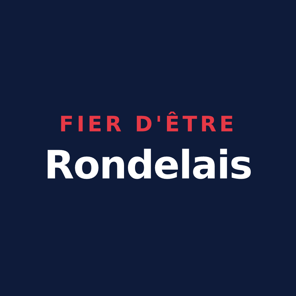 T-shirt « Fier d'être Rondelais » — design pour La Ronde