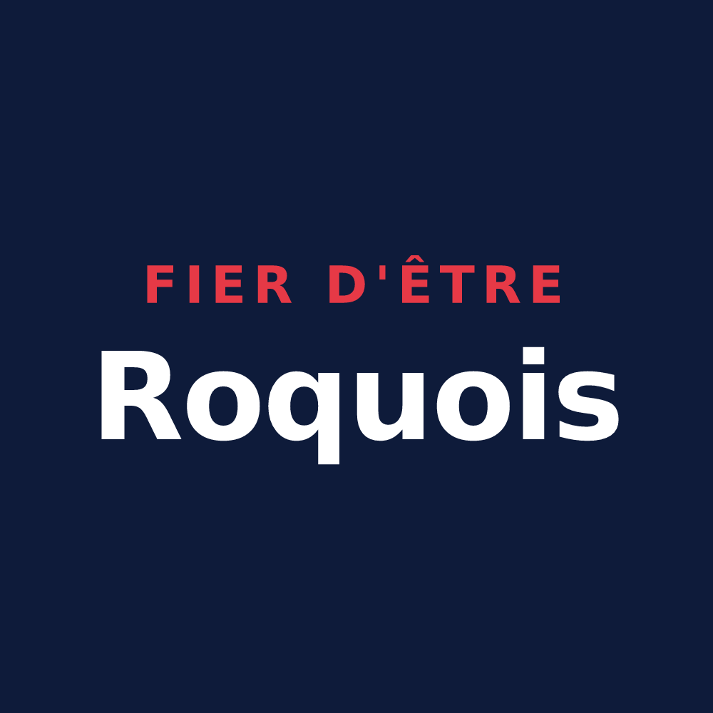 T-shirt « Fier d'être Roquois » — design pour La Roque-Esclapon