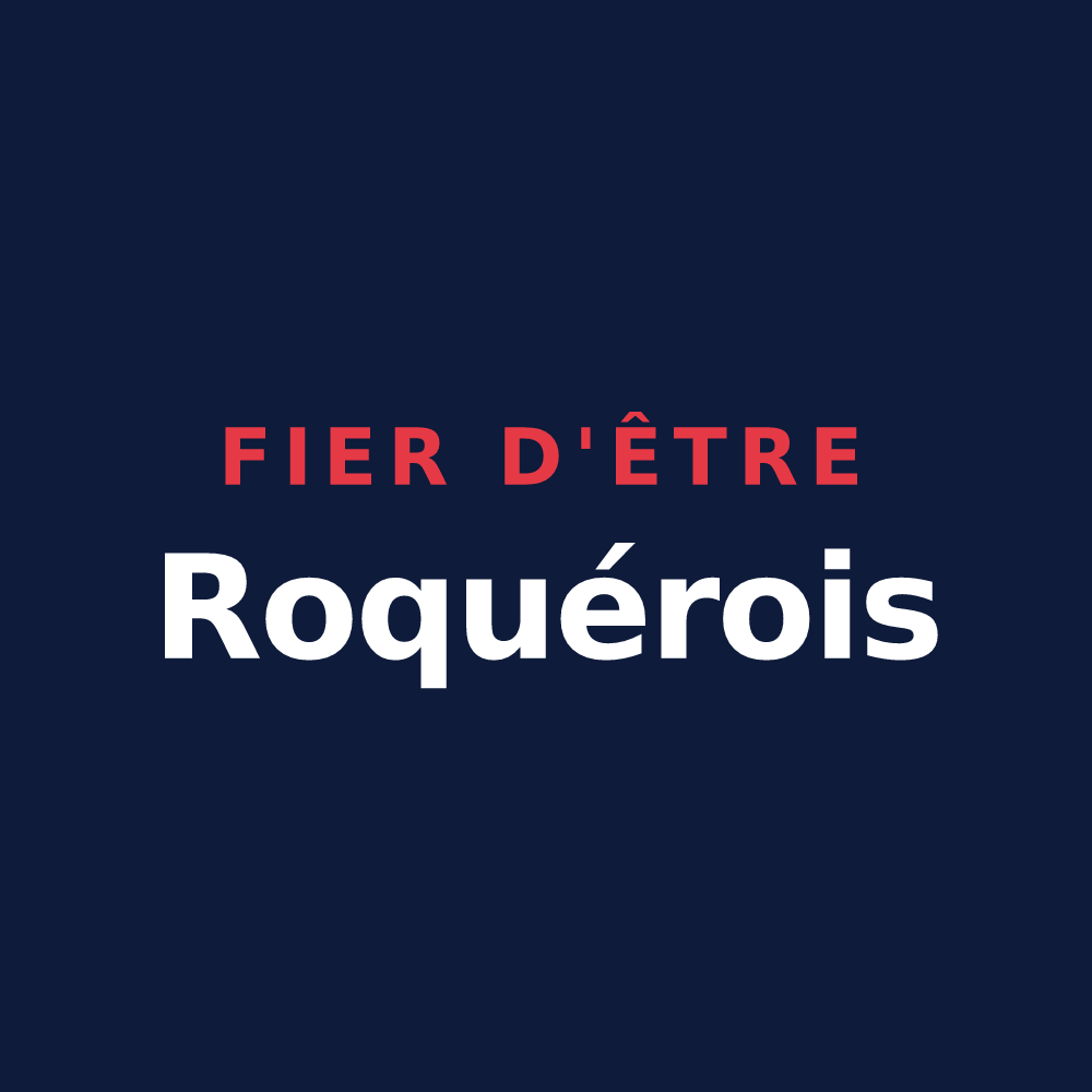 T-shirt « Fier d'être Roquérois » — design pour La Roque-sur-Pernes