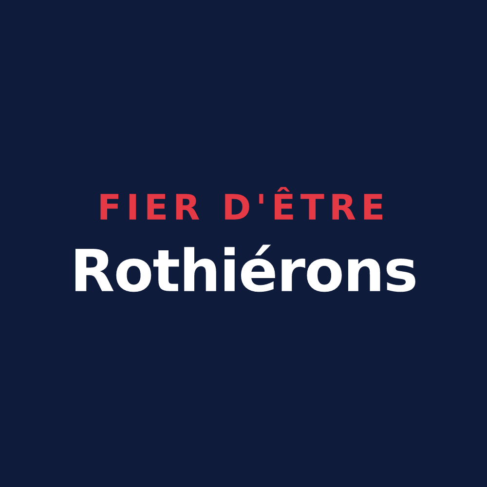 T-shirt « Fier d'être Rothiérons » — design pour La Rothière