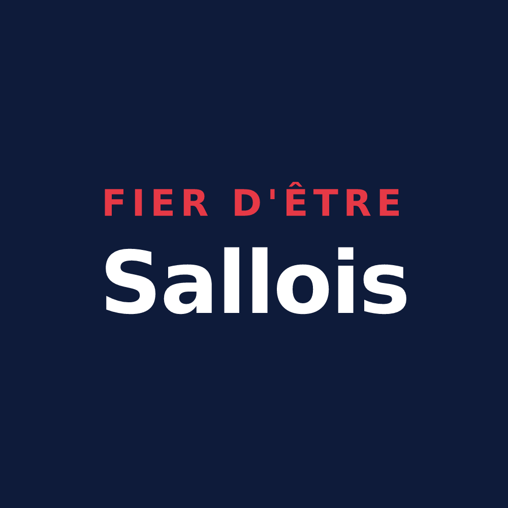 T-shirt « Fier d'être Sallois » — design pour La Salle
