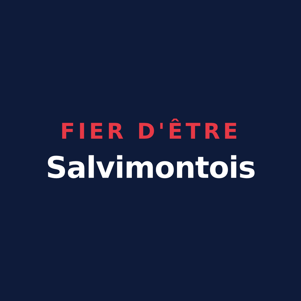 T-shirt « Fier d'être Salvimontois » — design pour La Salvetat-Belmontet